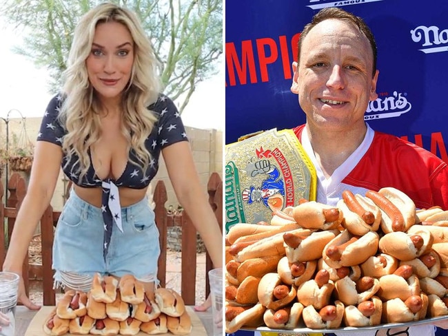 Paige Spiranac wants to replace Joey Chestnut