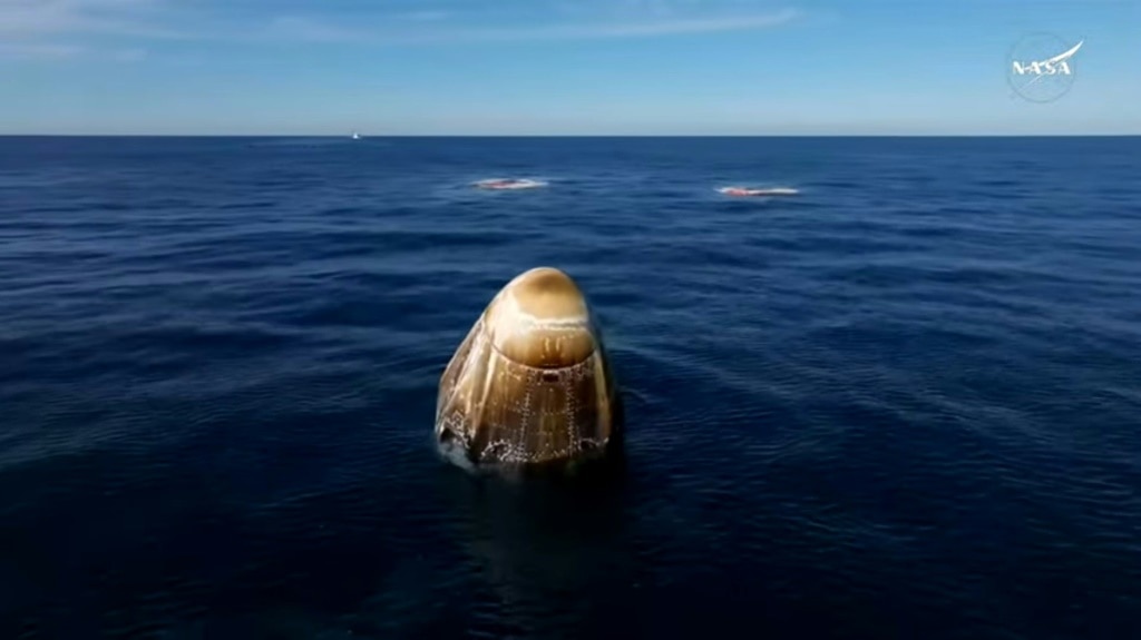 Smiles, thumbs ups and a safe return for ‘stranded’ NASA astronauts