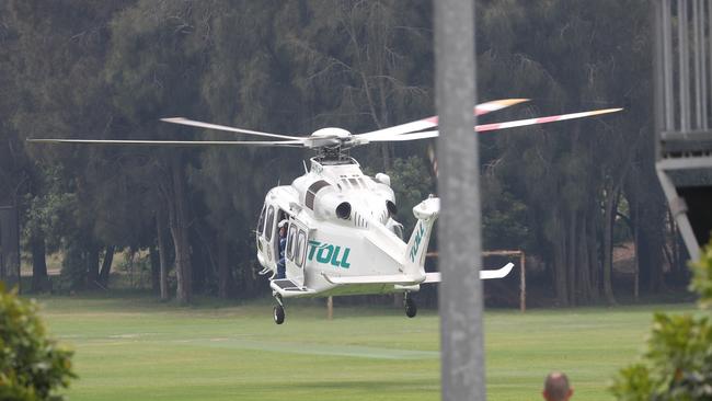 The Toll Rescue Helicopter was called to the incident.