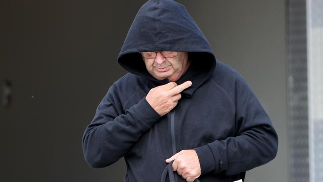 Button pictured walking out of Cessnock Police Station after being granted bail. Picture: NCA NewsWire / Damian Shaw