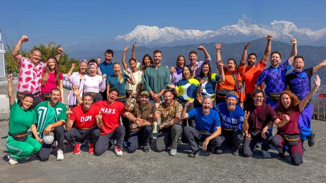 The cast of the 2025 Celebrity The Amazing Race Australia, includes renowned parkour athlete Marx Marsters, contestants 2025, Picture: CH10