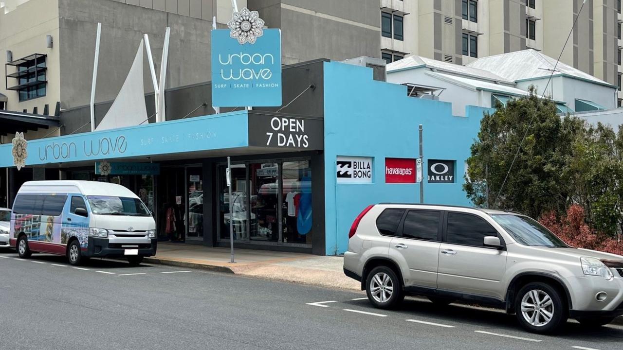 11 Gregory St, Mackay, home to surf store Urban Wave, is up for sale. Picture: CoreLogic