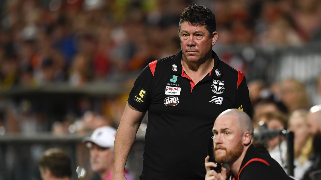 St Kilda has been urged to join Carlton in conducting a football review. Picture: Albert Perez/AFL Photos/via Getty Images