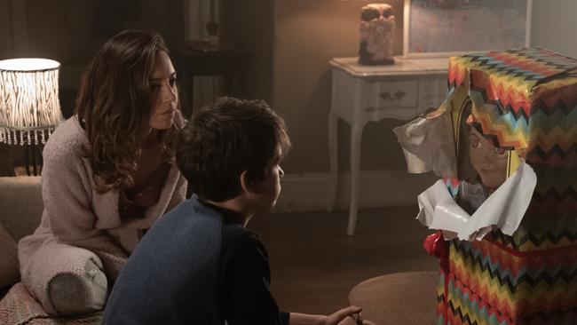 Aubrey Plaza and Gabriel Bateman star in Child’s Play.