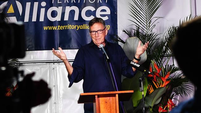 Territory Alliance leader Terry Mills has refused to concede defeat in his seat of Blain. Picture Katrina Bridgeford.