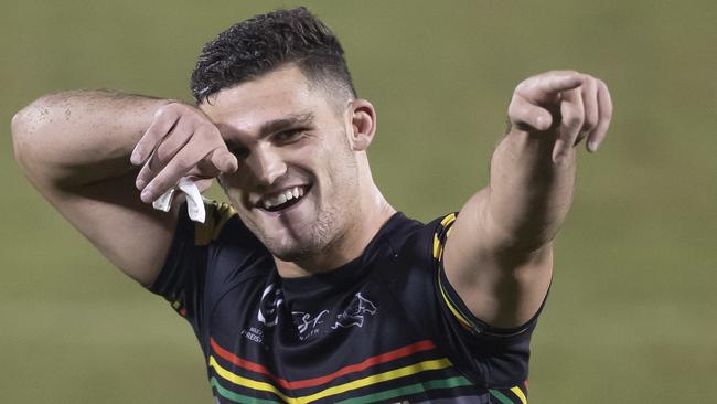 Nathan Cleary has revelled under the faster game. Picture: AAP Image/Craig Golding