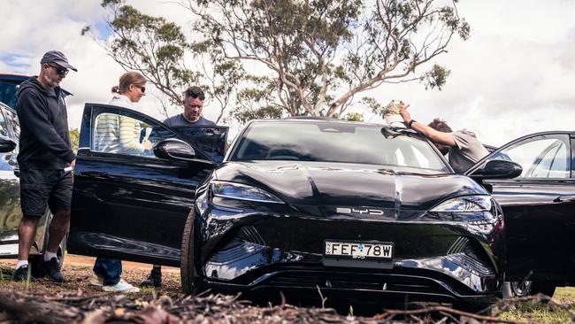 2023 News Corp Australia Car of the Year finalist, BYD Seal. Photo: Thomas Wielecki