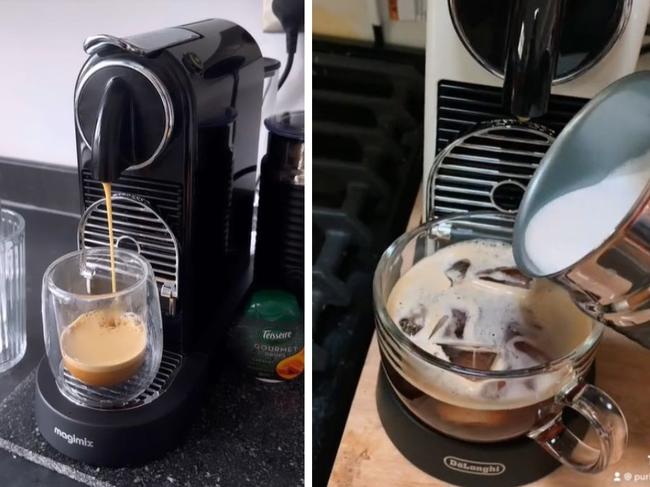 Nespresso Delonghi Citiz & Milk Capsule Coffee Machine. TikTok: @cheyannekerr @princessmalph