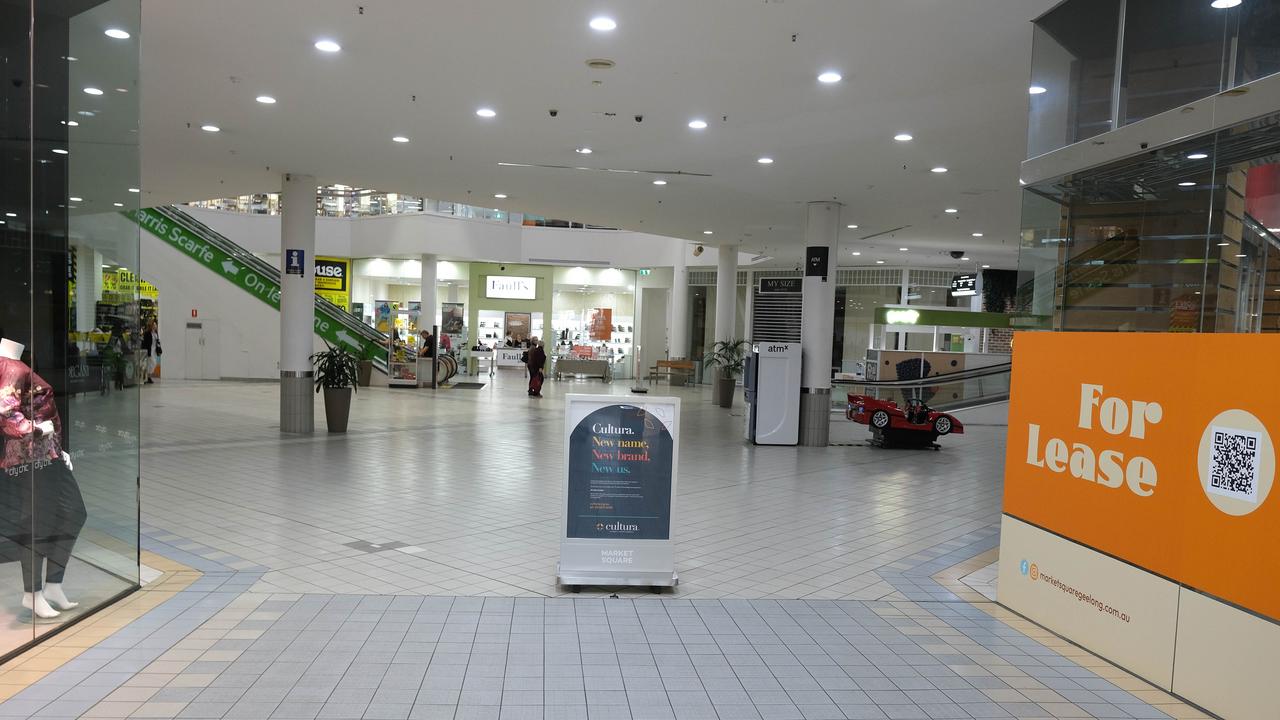 Market Square shopping centre has seen a large number of tenants leave in recent years. Picture: Mark Wilson.