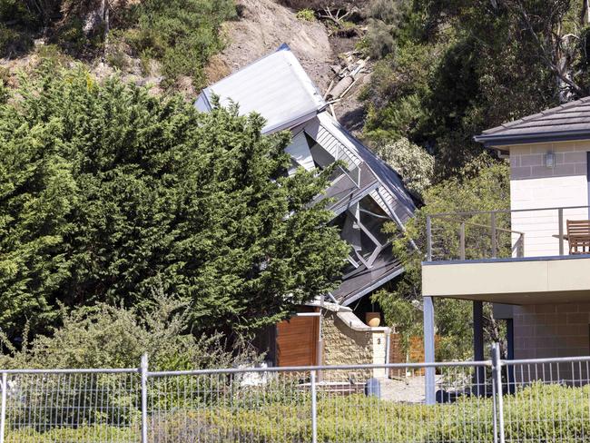Burst water main possible cause for McCrae landslide