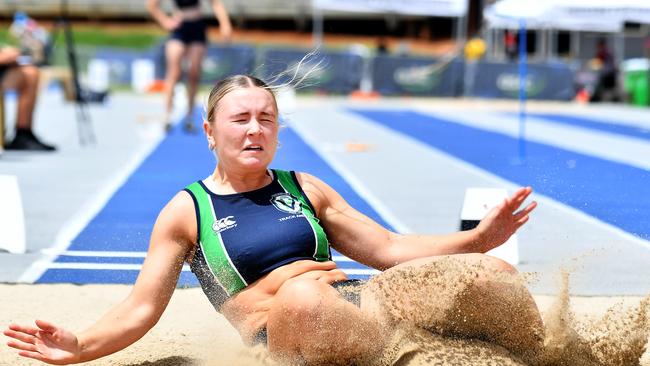 The Queensland All Schools track and field championships at QSAC. Saturday November 2, 2024. Picture, John Gass