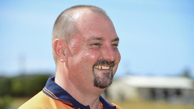 CHRYSANTHEMUMS FOR A CAUSE: Robert Campbell from the Endeavour Foundation.