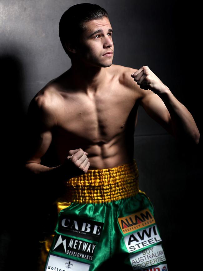 Unbeaten boxer Brock Jarvis. Pictures. Phil Hillyard