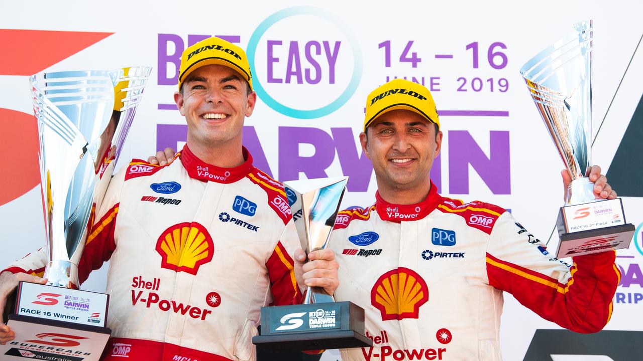 Scott McLaughlin and Fabian Coulthard have dominated this season, winning 14 of the 16 races between them.