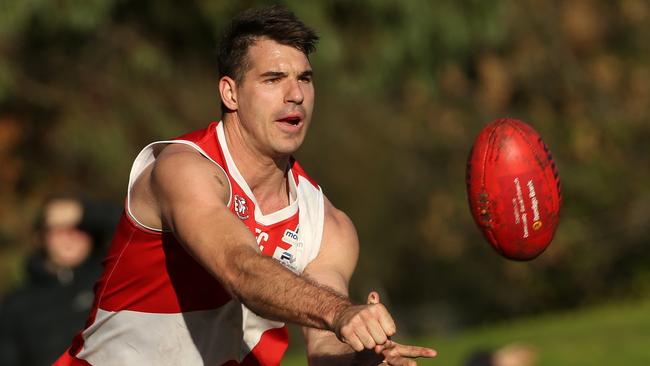 Glenroy gun Travis Dulic in action. Picture: Hamish Blair