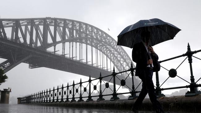 Sydney residents can expect a mixed bag of weather this week, as the Bureau of Meteorology forecasts a blend of cloudy skies, passing showers and cool autumn temperatures. Picture: NewsWire / Damian Shaw