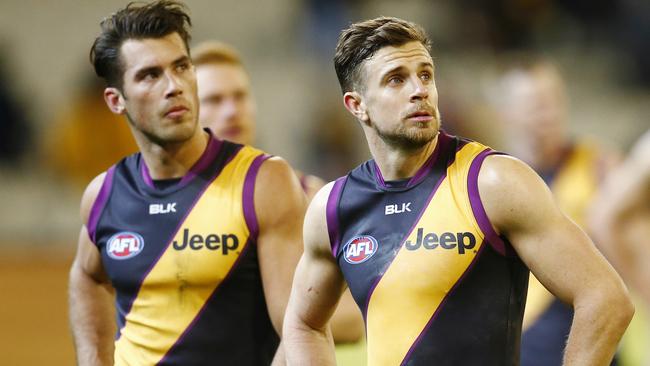 Richmond stars Alex Rance and Brett Deledio. Picture: Michael Klein