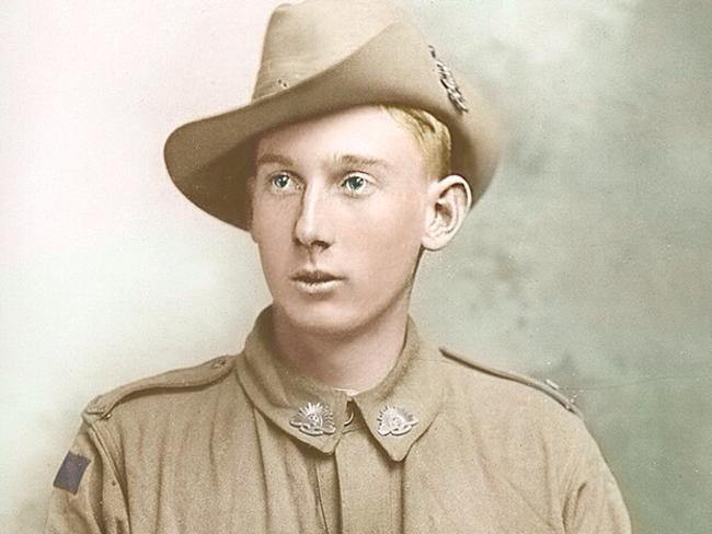 Hero ... Bert Reynolds, one of the soldiers featured in the AnzacLive project.