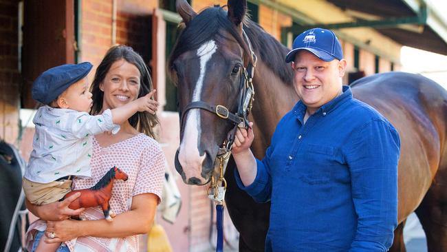 Jonathon Monasso is one of 10 All-Star Mile Owner Ambassadors to be announced. If Grunt wins the richest mile race, he stands to pocket $250,000. Picture: Mark Stewart