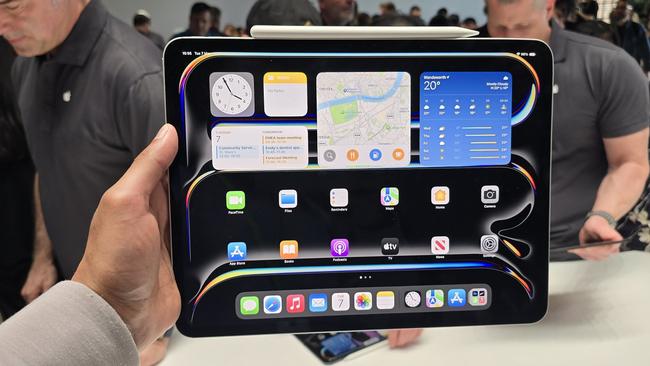 Apple on Tuesday announced a line of new iPad tablets. Picture: X/ Arun Maini