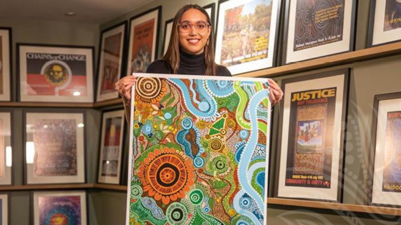 Maggie-Jean Douglas' artwork was selected as the winner of the 2021 National NAIDOC Poster competition.