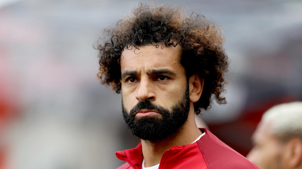 Mohamed Salah has been linked with a move to Saudi Arabia. (Photo by Ian MacNicol/Getty Images)