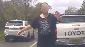 Footage captures ‘creepy’ act on NSW road. Picture: Facebook/ Dash Cam Owners Australia