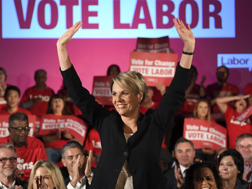 Tanya Plibersek says it’s not her time to lead the party. Picture: Lukas Coch/AAP