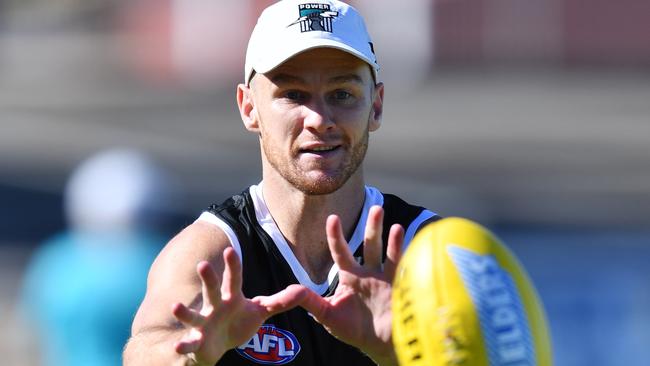 Robbie Gray at Port Adelaide training.