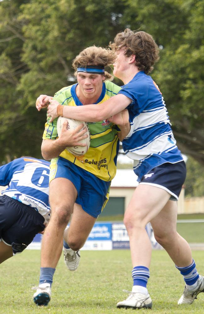 Mason Simpson in the Wanderers and Brothers clash in the RLMD U17s semi final, August 21, 2021. Picture: Marty Strecker
