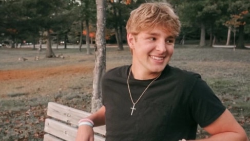 High school student Jordan DeMay killed himself soon after a message from sextortionists was sent on March 25, 2022. Picture: Instagram