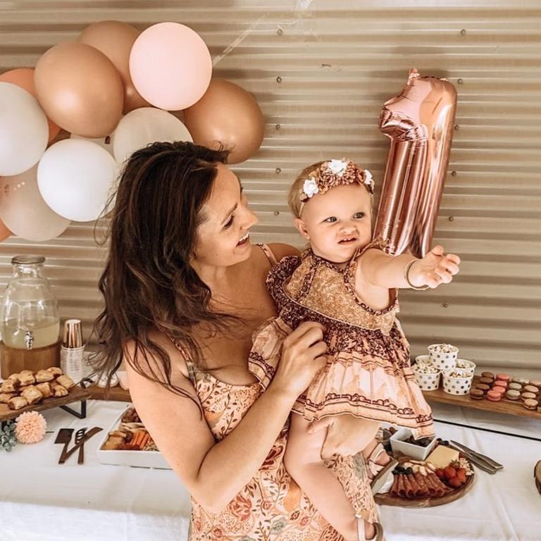 Skye Hearnshaw dreamt of creating the perfect cubby for her daughter, but the only problem was it was too hot for her to play outside all year around. Picture: Instagram/@skyzi