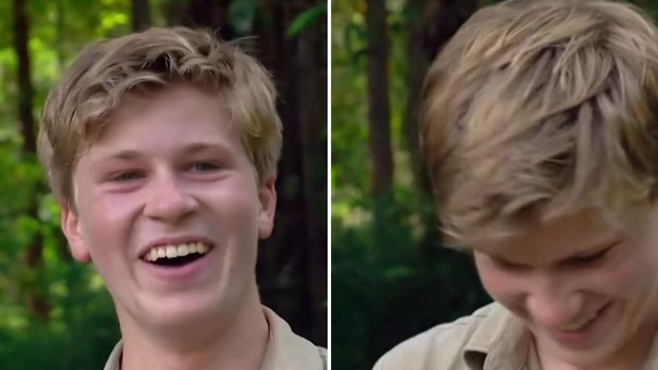 Robert Irwin flustered by sex admission mid interview Kidspot 