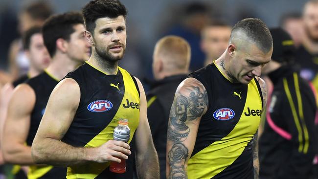 Trent Cotchin missed the loss to Adelaide with a hamstring injury.