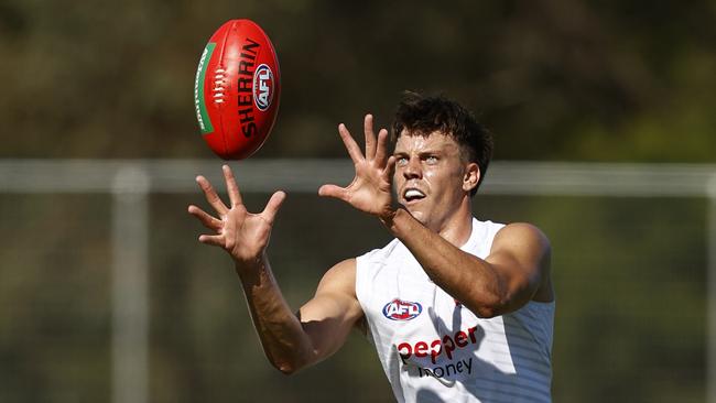 Jack Hayes is one of the contenders to fill the two list vacancies at St Kilda. Picture: Darrian Traynor