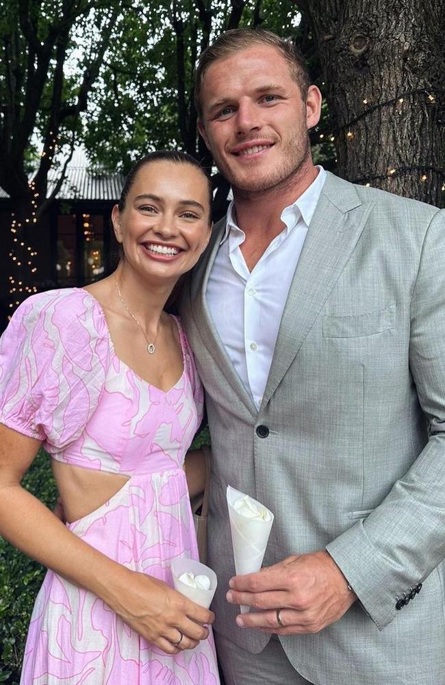 Tom Burgess and Tahlia Giumelli pictured. Source: Instagram