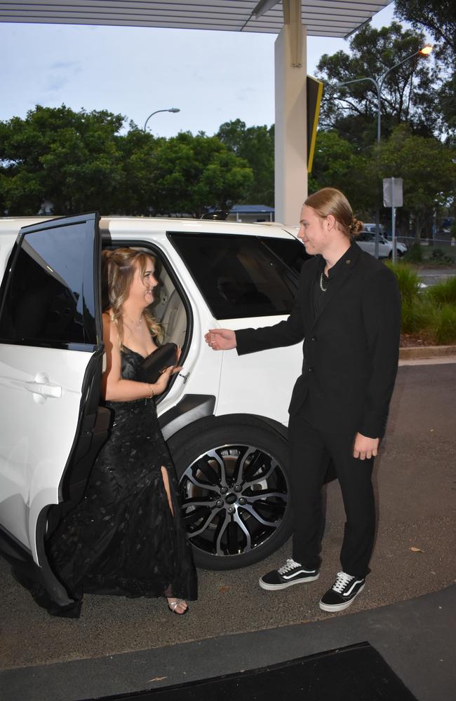 Julia March and Seth Culley at the Burnside State High School formal 2024.