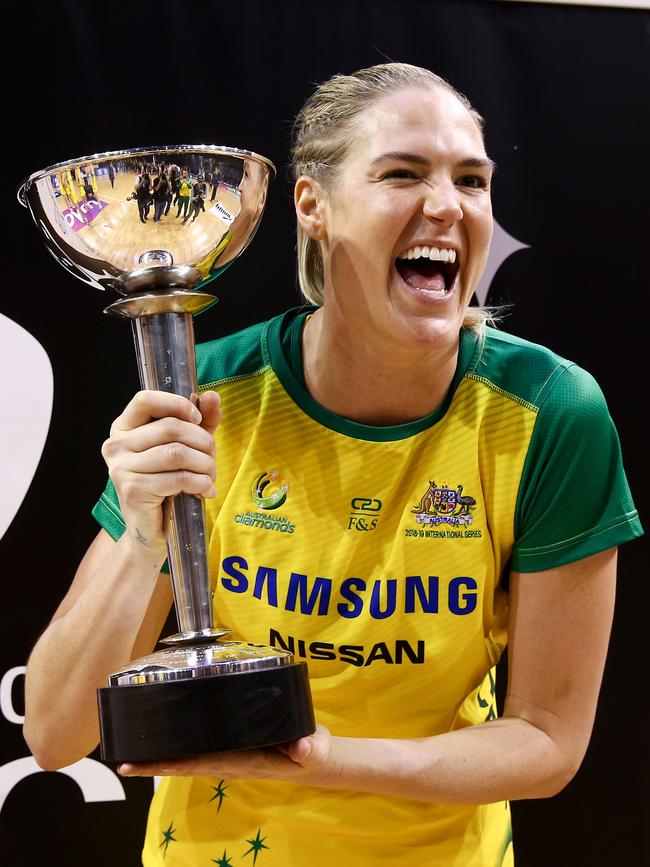 With the Constellation Cup won by Australia last year.