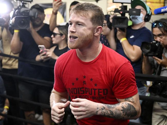 Paulo Aokuso is hoping to fight Mexican star Canelo Alvarez. Picture: Denis Poroy/Getty Images