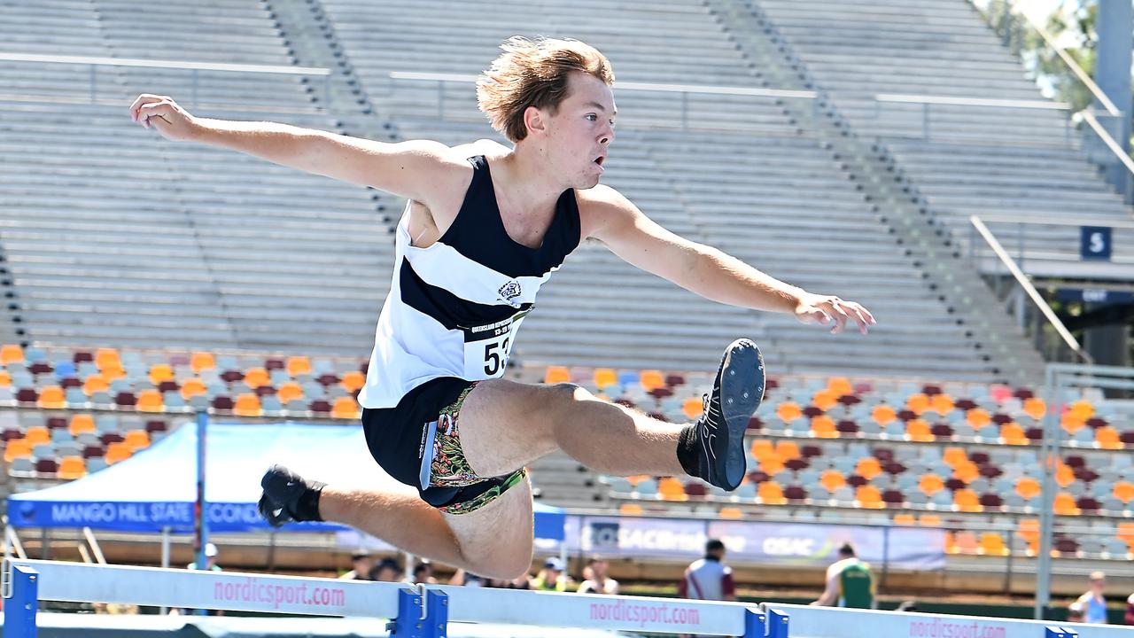 Queensland Representative School Sport track and field championships in Brisbane. Saturday October 12, 2024. Picture, John Gass