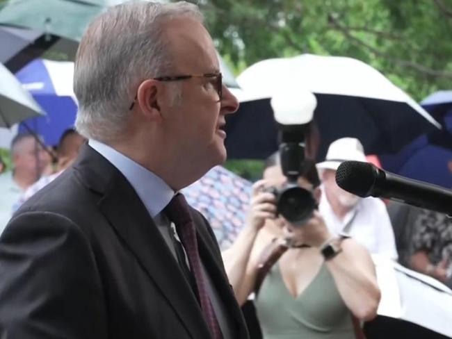 Prime Minister Anthony Albanese pays tribute to Cyclone Tracy survivors