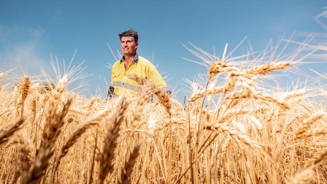 Cropping Farmer of the Year Duncan Young on his farm in the Western Australian Wheat Belt near the town of Beverley.