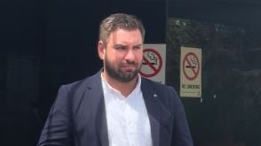 Lachlan Taylor Jukes leaves the Southport courthouse. Picture: Melanie Whiting