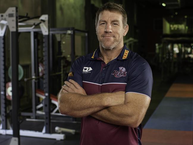 **EMBARGOED  TILL TUESDAY SEPT 7** BRISBANE, AUSTRALIA - NewsWire Photos - SEPTEMBER 3, 2021. Queensland Reds coach Brad Thorn poses for a portrait at the team's gym at Ballymore, Brisbane. Picture: NCA NewsWire / Dan Peled