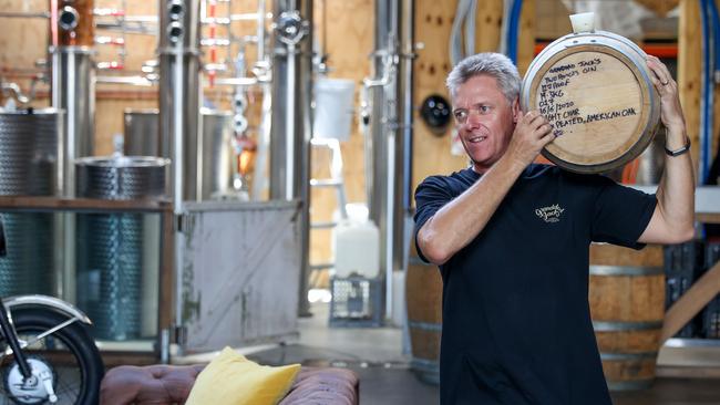 David Ridden of Granddad Jack’s distillery in Albion.