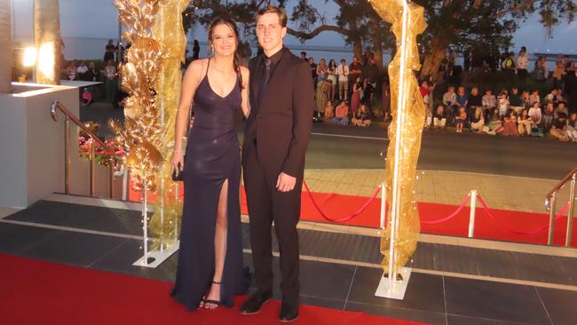 Tahlia Shrives &amp; Toby Lynch at the Xavier Catholic College formal.