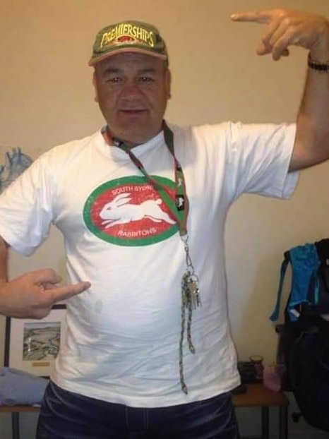 South Sydney fan Harold Chatfield.