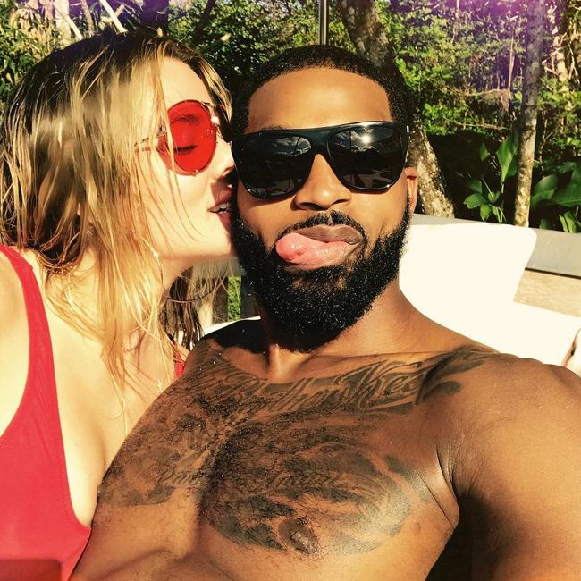 Have Khloe and Tristan patched things up? Picture: Khloe Kardashian/Instagram