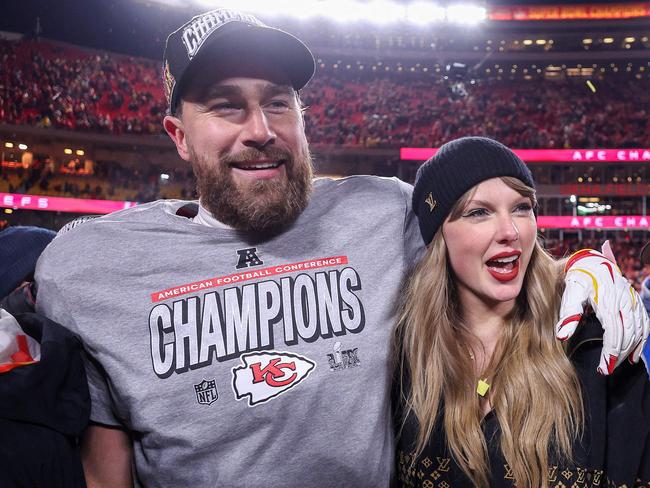 The overjoye couple. Picture: Jamie Squire/Getty Images/AFP