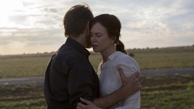 Joseph Fiennes and Nicole Kidman in a scene from the movie Strangerland.